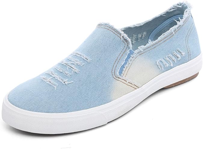 denim slip on shoes