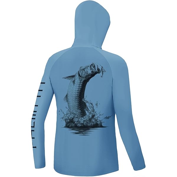 GOT Sports UPF 50+ Kids Fishing Hoodie Shirt - UV Sun