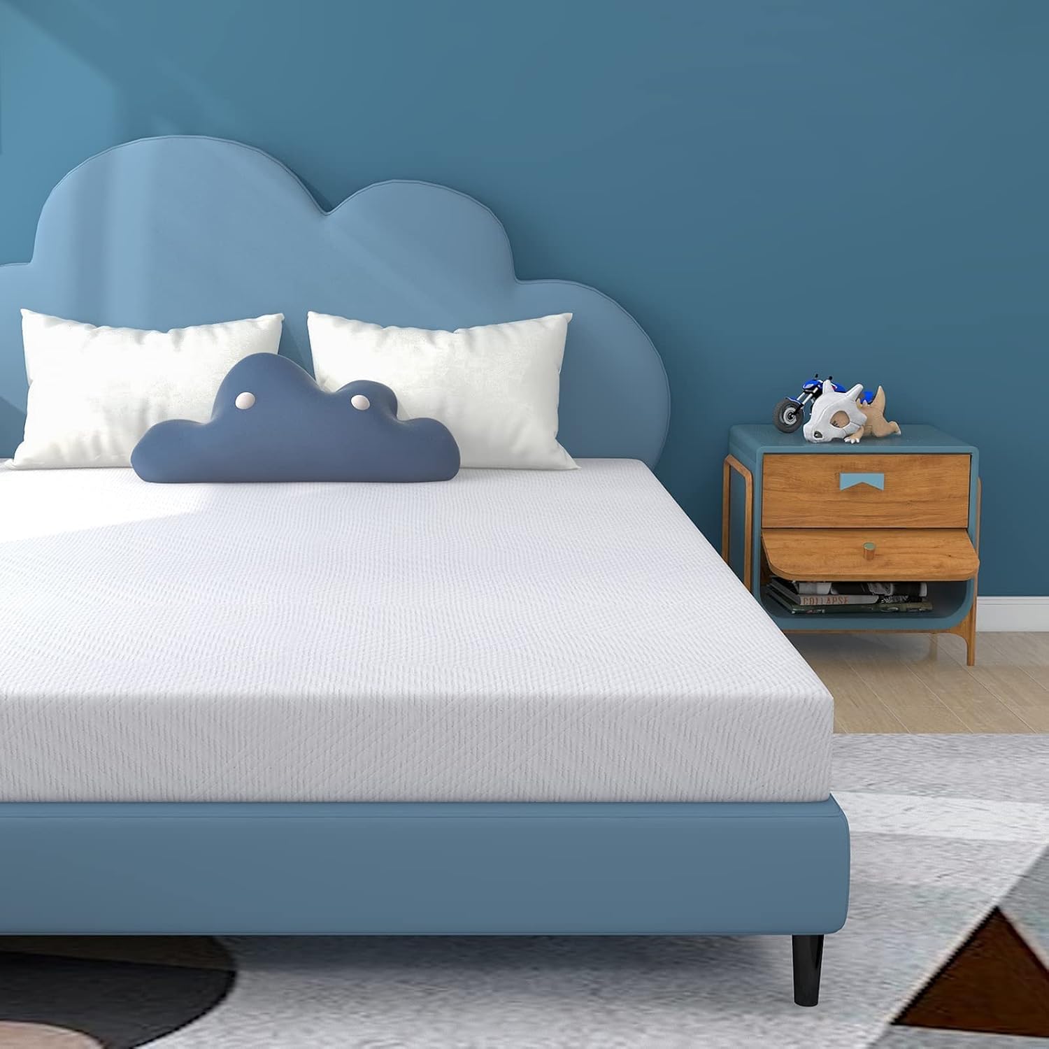 MLILY Full Mattress, 6 Inch Memory Foam Mattress Full Size in a Box for Bunk Bed Trundle Bed, Medium Firm, CertiPUR-US Certified Image MLILY Full Mattress, 6 Inch Memory Foam Mattress Full Size in a Box for Bunk Bed Trundle Bed, Medium Firm, CertiPUR-US Certified Image