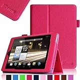 Fintie Folio Case for Acer Iconia A1-810 7.9 -Inch Tablet Slim Fit With Stylus Holder - Magenta