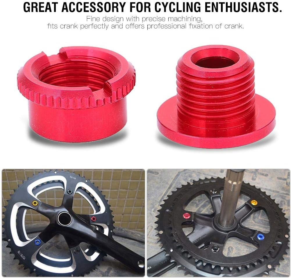 Bulloni Corona MiOYOOW In Alluminio - 5 Pezzi Per Bici Da Strada E MTB - Foto 1