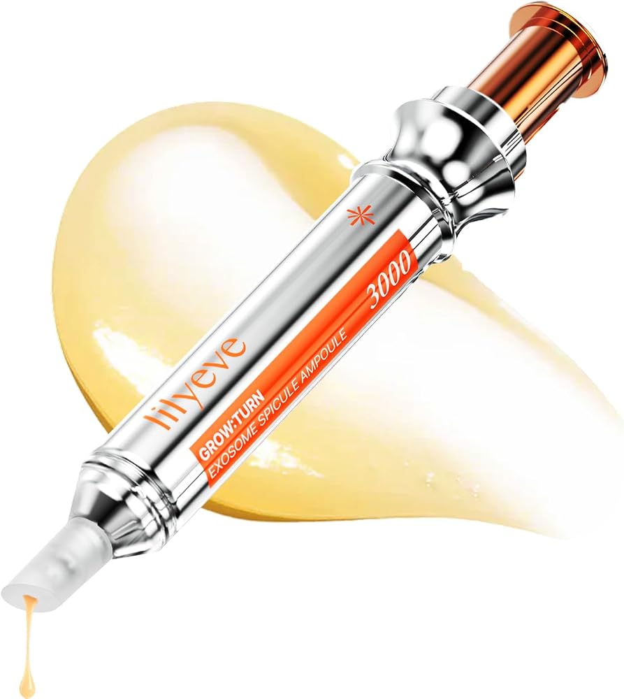 lilyeve GROWTURN Exosome Spicule Ampoule 3000, for Hair Growth, 0.34 fl oz | Microneedle Spicules Target Hair Loss & Thinning