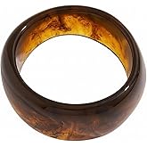 Zaquki Chunky Acrylic Bangle Bracelets for Women Geometric Irregular Cuff Bracelets Large Big Resin Bangles Statement Jewelry for Women