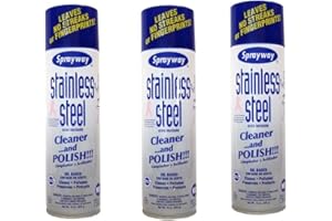 Sprayway Stainless Steel Cleaner 3Pk 15oz Cans