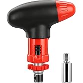 VANPHY Umbrella Handle Ratchet Drum Key Detachable Compact Drum Tuning Key | with Storage Design Quick Spin &amp; Easy Grip for Drum Set Snare Drum, Bass Drum Portable Drum Tool Accessories