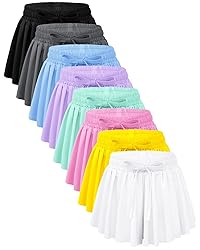 Butterfly Shorts Girls Cute White Pink with Pocket