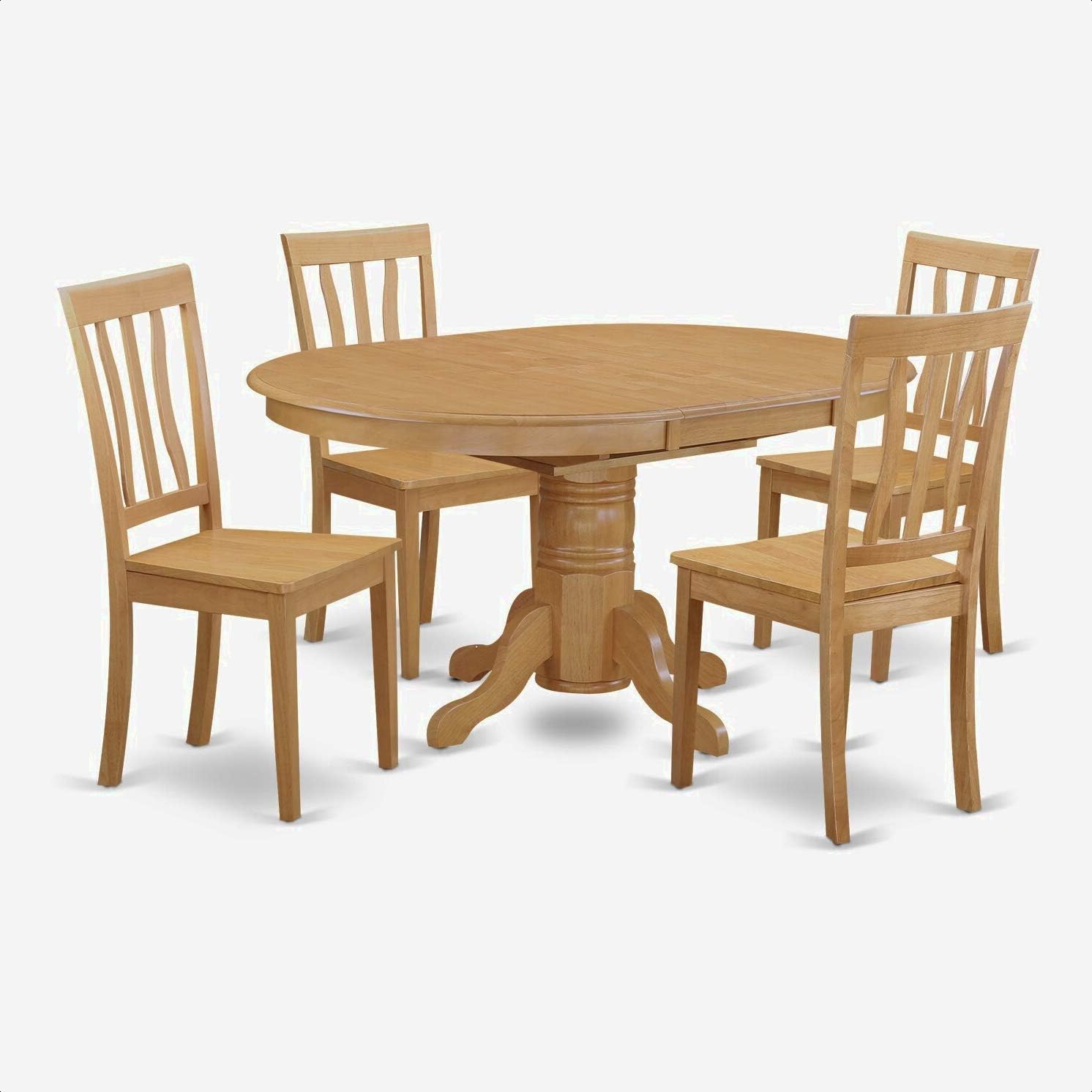 Paloma 5 Piece Rubberwood Dining Set, Table Top Material
