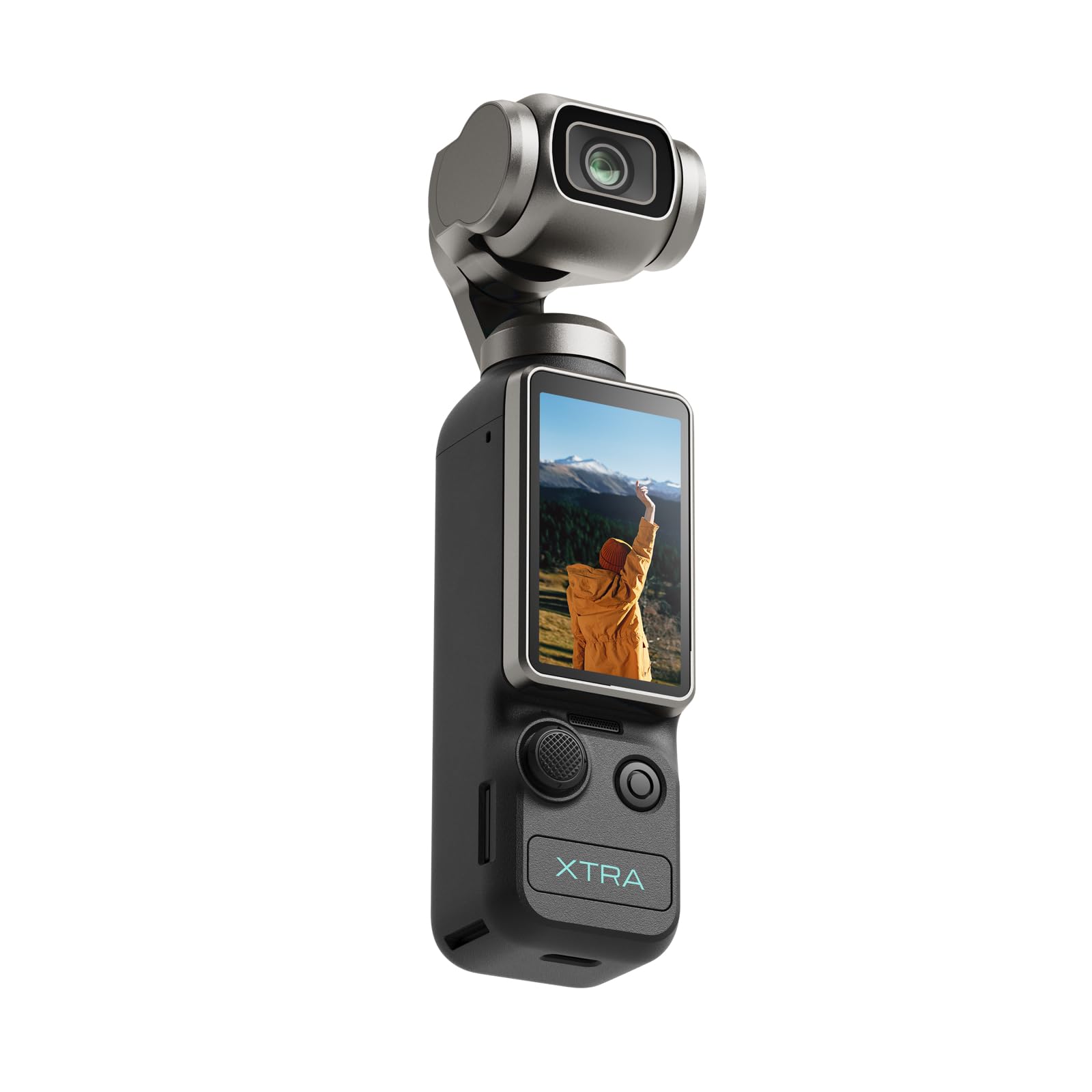 Photo 1 of Xtra Muse, Vlogging Camera with 1'' CMOS & 4K/120fps Videos, Pocket Camera with 3-Axis Gimbal Stabilizer, Fast Focusing, Face/Object Tracking, Digital Video Camera for Photography, Digital Camera