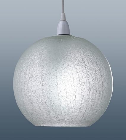 Crackle Glass Pendant Light 