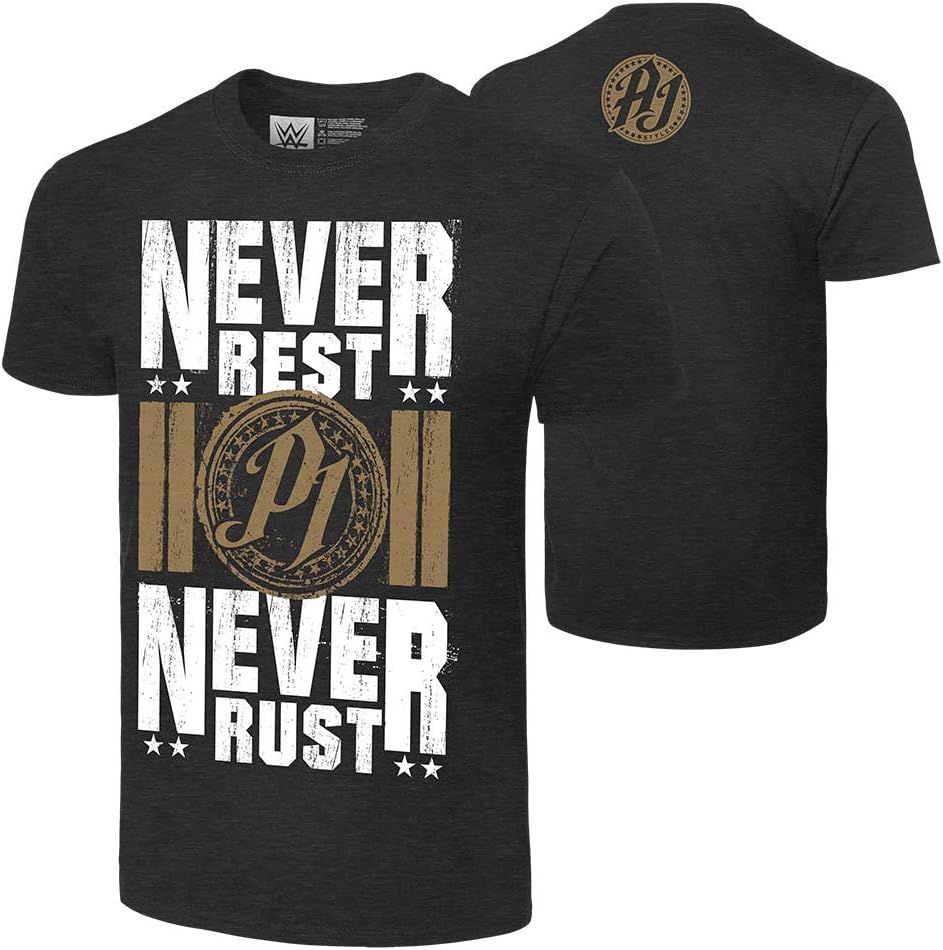 AJ Styles Never Rest, Never Rust Authentic T-Shirt