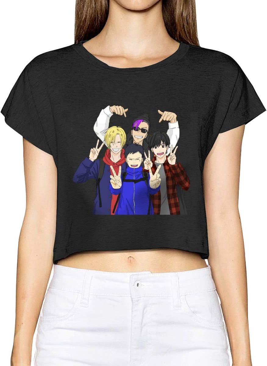 Banana Fish Anime Women Classic Crop Top T-Shirt Top
