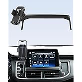 PZK Car Phone Mount for 2021-2024 Chevy Chevrolet Tahoe/Suburban/GMC Yukon/GMC Yuhon XL LT/Z71/RST/High Country Accessories 10.2-inch Screen Auto Lock Car Phone Holder Not Affect Vent