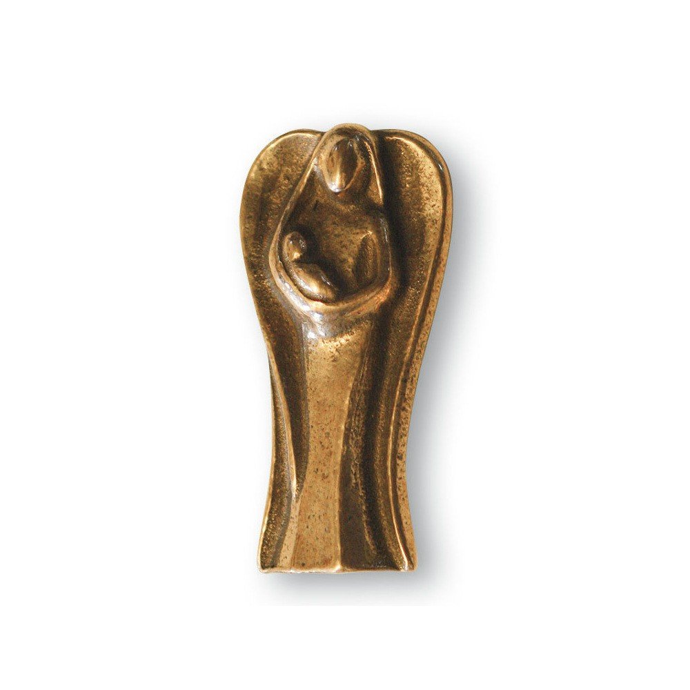 Angel pocket statue with a child