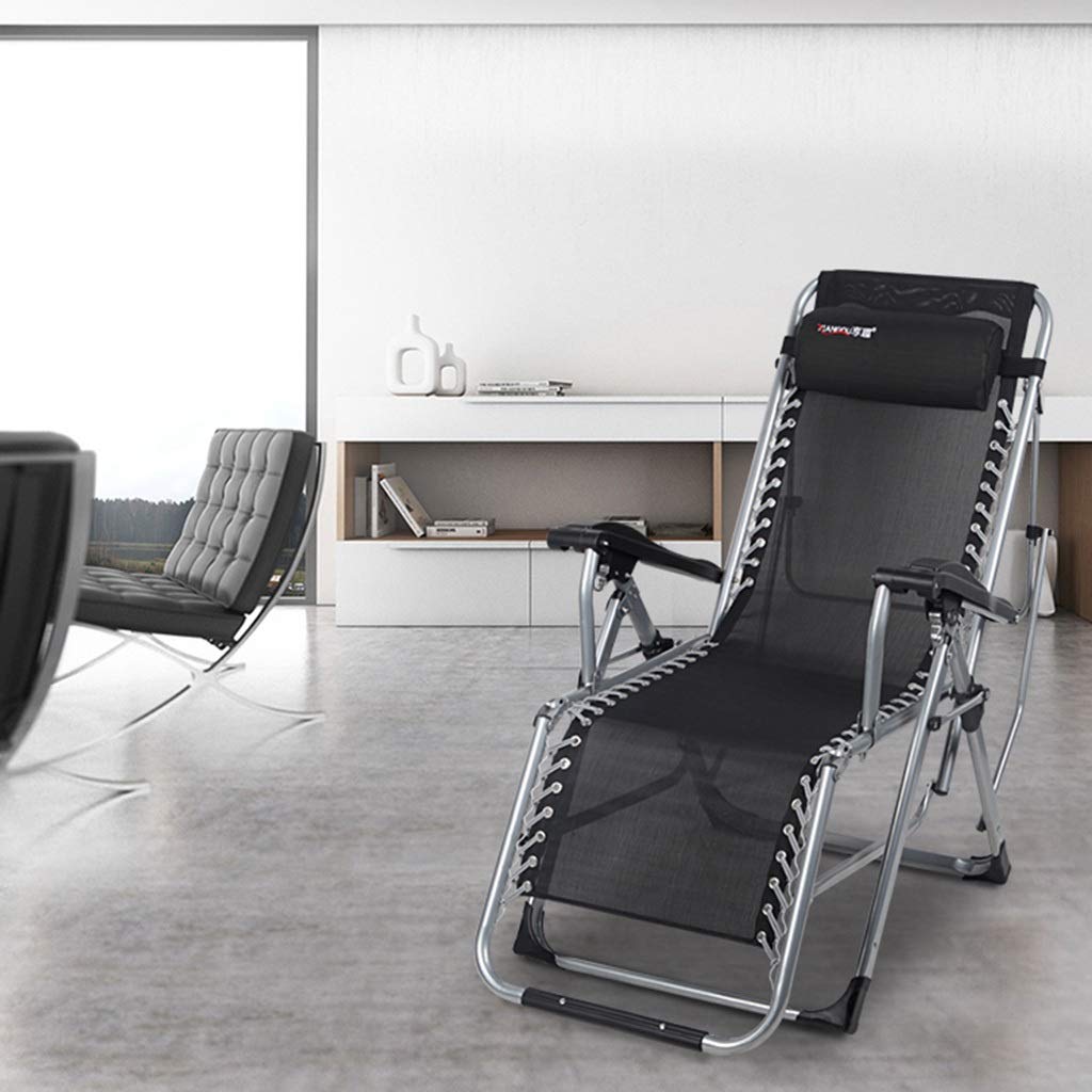 Black Color 耐荷重150kg 多機能ビーチチェアラウンジチェア オフィス広折りたたみチェアランチブレイクチェア 寝椅子屋外ガーデンチェア Size B07q5zx5dn Black 68 121 115cm 68 121 115cm チェアベンチ クーポン対象外 Www Anoual Ma