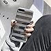 iPhone 7 Plus/iPhone 8 Plus Case for Girls,Opretty Bling Luxury Glitter Pretty Cute Powder Phone Case Mirror Reflex Striped Stars Pattern Back Cover for iPhone 7Plus / 8Plus-Silver