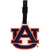 Desert Cactus Auburn University Luggage Tag – Official AU Tigers Travel ID Tag for Suitcases, Bags, and Carry-Ons (Design A)