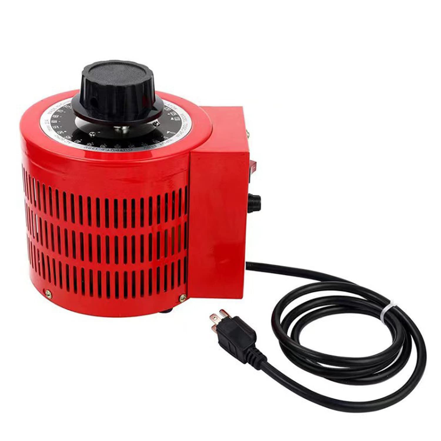 Transformateur Variable Variac 20A 0-130V AC - 2000VA, Rouge, Prise US, Régulation De Tension
