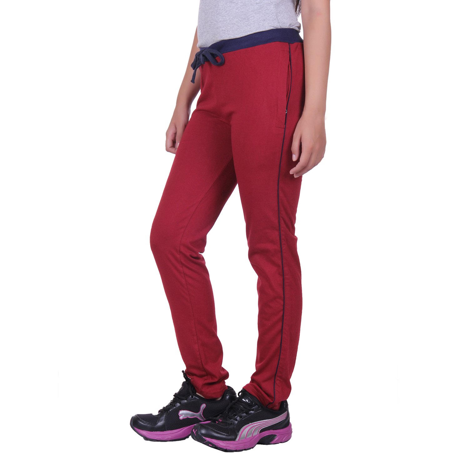 dfh women's cotton track pant