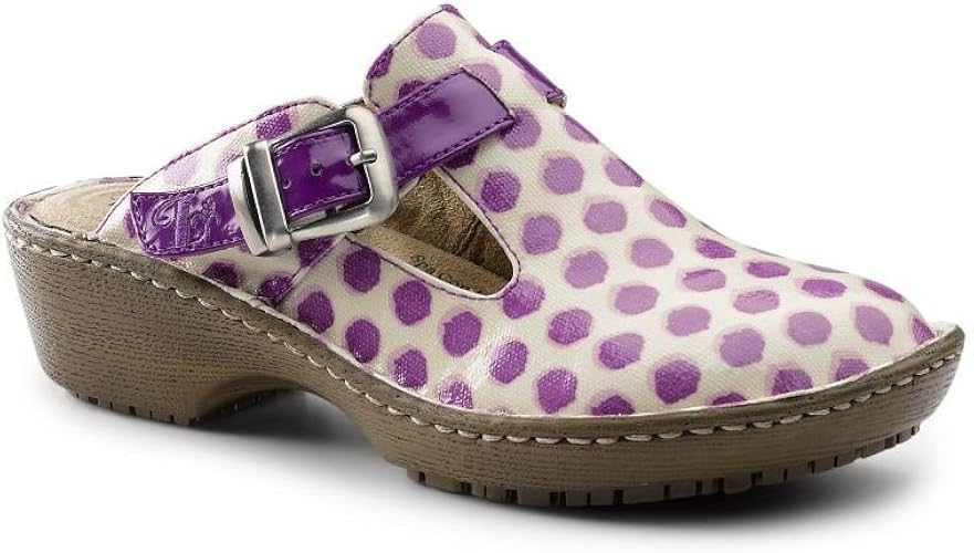 lila clogs
