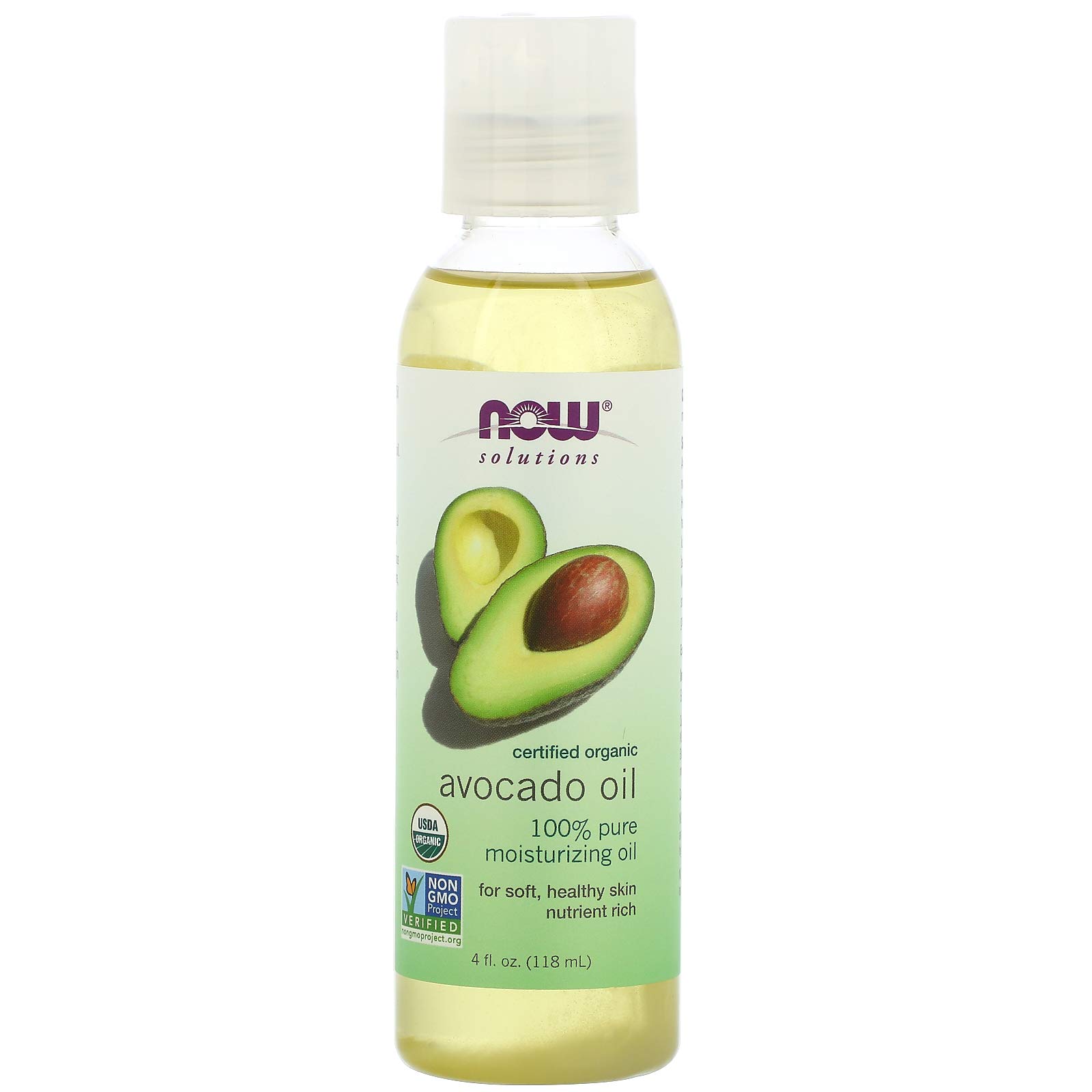 Now Foods, Solutions, Avocado Oil, 4 fl oz (118 ml)