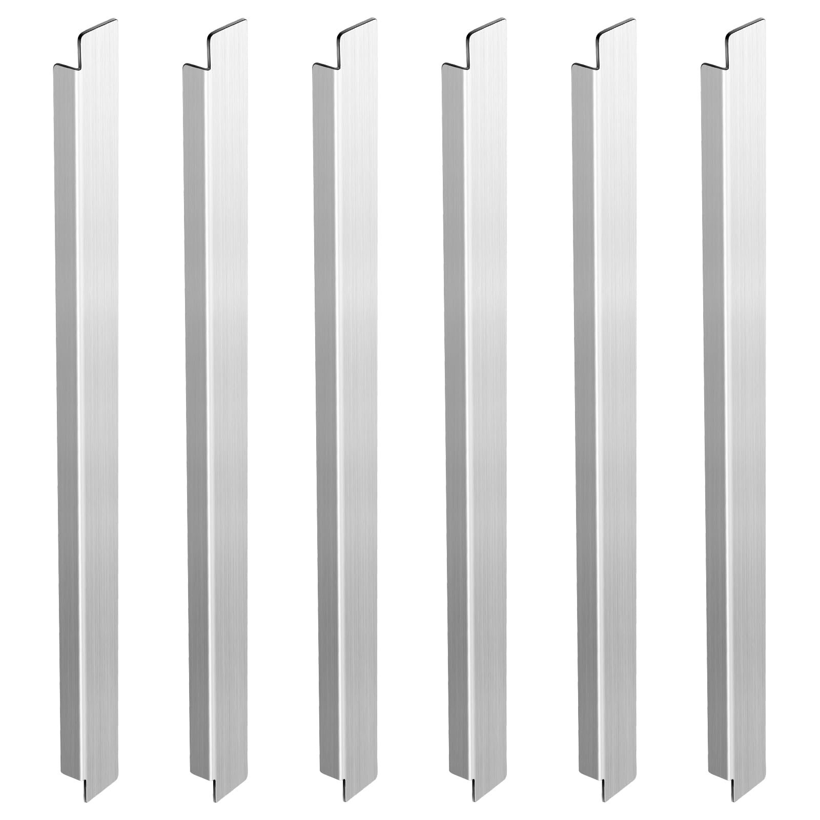 Photo 1 of Lasnten 6 Pcs 12 Inch Stainless Steel Adaptor Bar Table Adapter Bar Long Divider Metal Food Divider for Restaurant Kitchen Food Service Accessories(12 Inch)