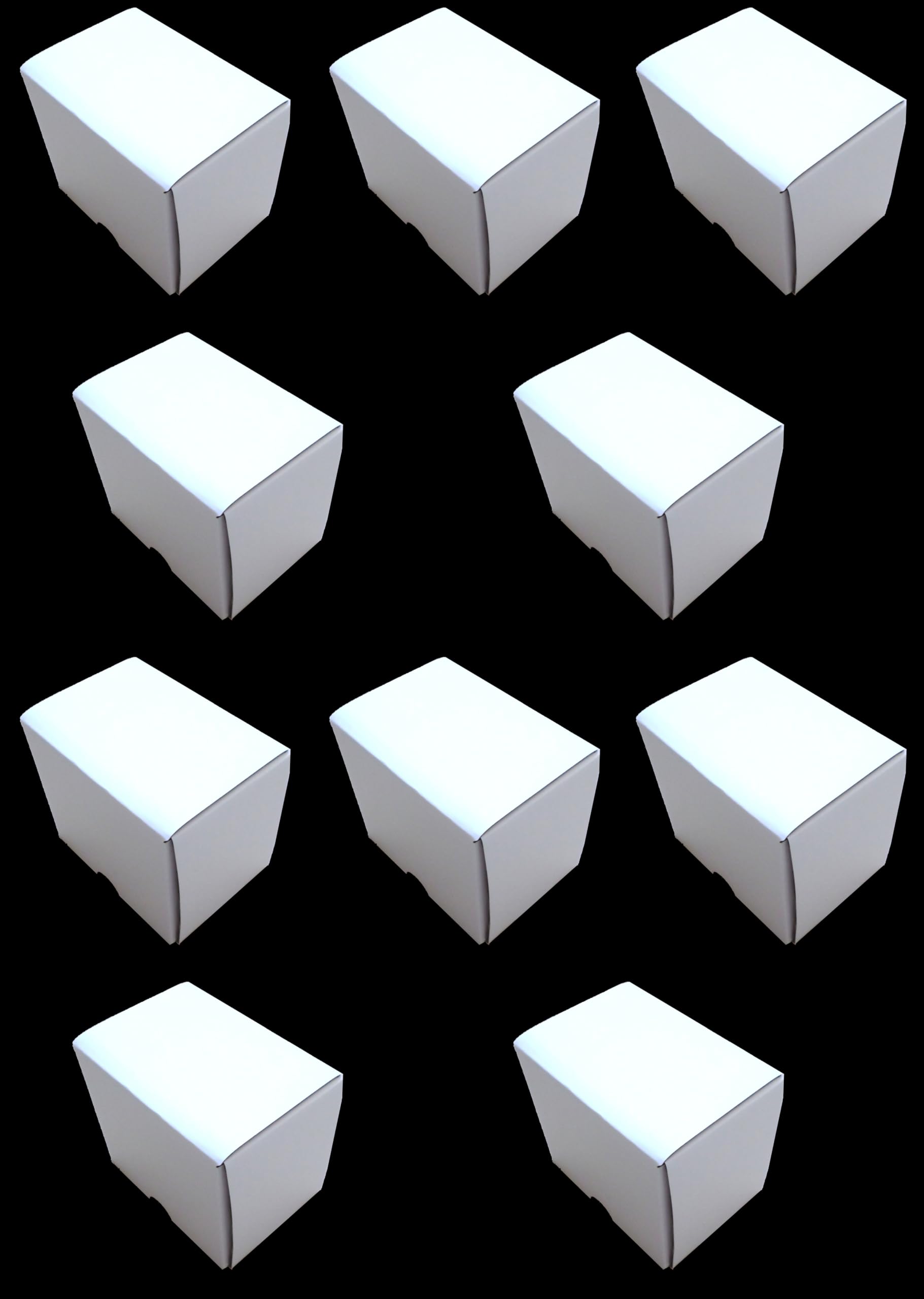 docsmagic.de 10x Toploader Storage Box - Trading Cards - Holding 70 Toploader