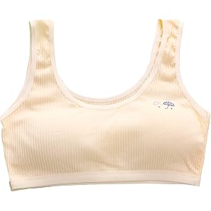 Training Bra for Girls Seamless Wireless Tween Bras Removable Padding | Sports No Show Breathable Soft Bralette 8-14Y