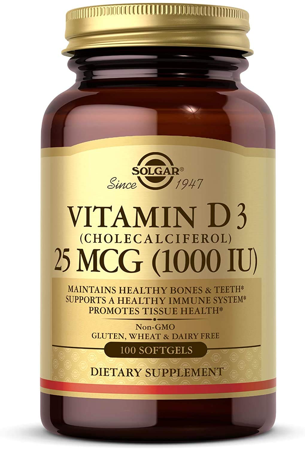 Solgar VIT. D3 25 UG/(1000iu) 100 Softgel