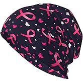 Heart Beanie Chemo Hat Cancer Headwear Knitted Hats Baggy Slouchy Scarf Nightcap for Adults Women Men