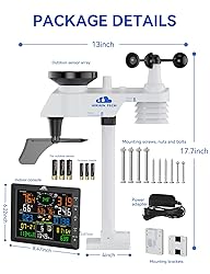 AIRAIN TECH 14-in-1 Wireless Weather Station with