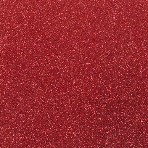 WedDecor A3 Cardstock Glitter Sparkling, 250gsm for Handcrafts, DIY Craftwork, Scrapbooking, Birthday Party Decoration, 10sheets (Red)