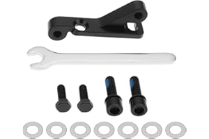 AS Axis Spindleon is Mount to Flat Mount Brake Adapter for 160mm Rear or 180mm Front Rotor MTB Road Bike Disc Brake Conversio