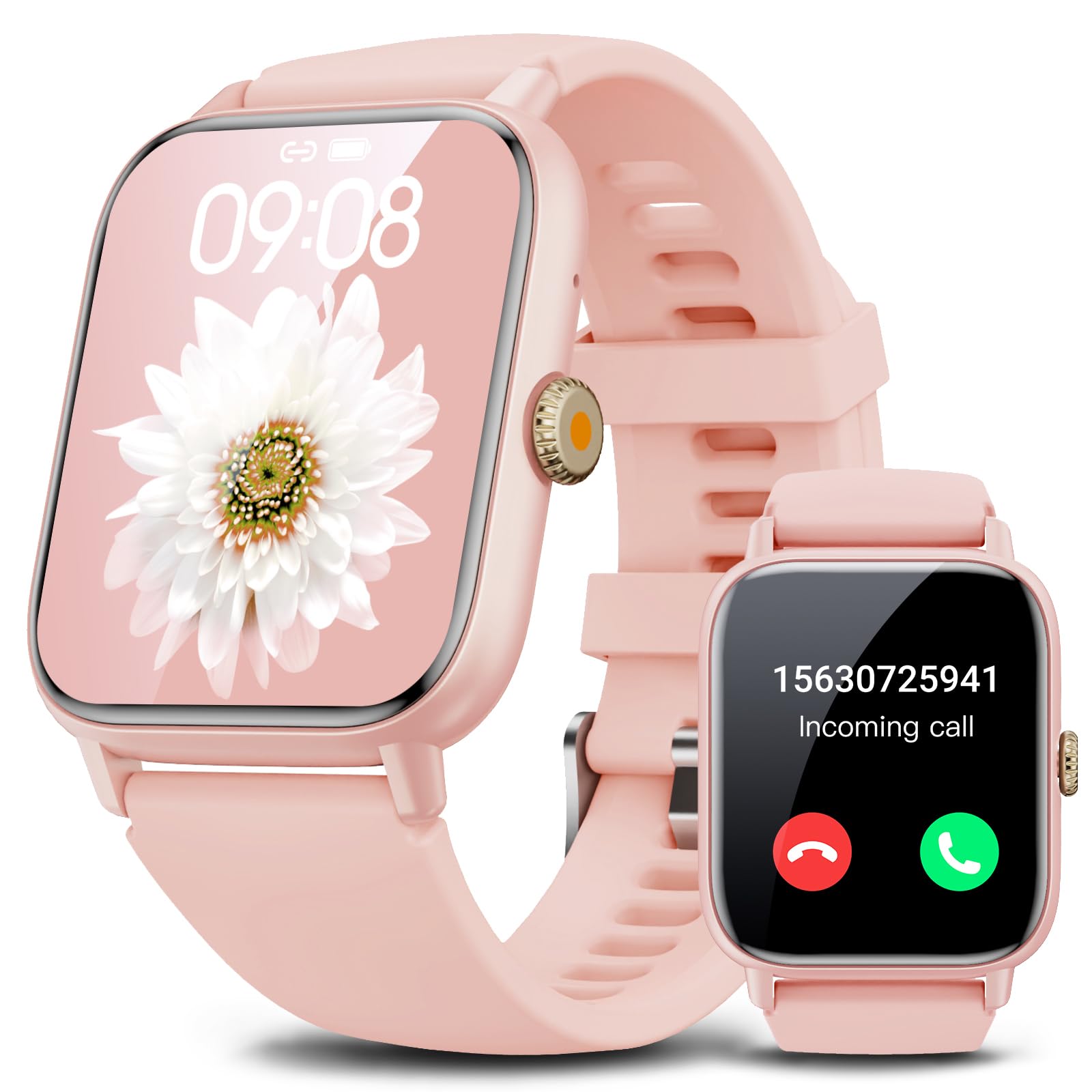 Smart Watch for Men Women with Bluetooth Call, Activity Fitness Tracker Heart Rate Sleep Monitor Pedometer,1.85