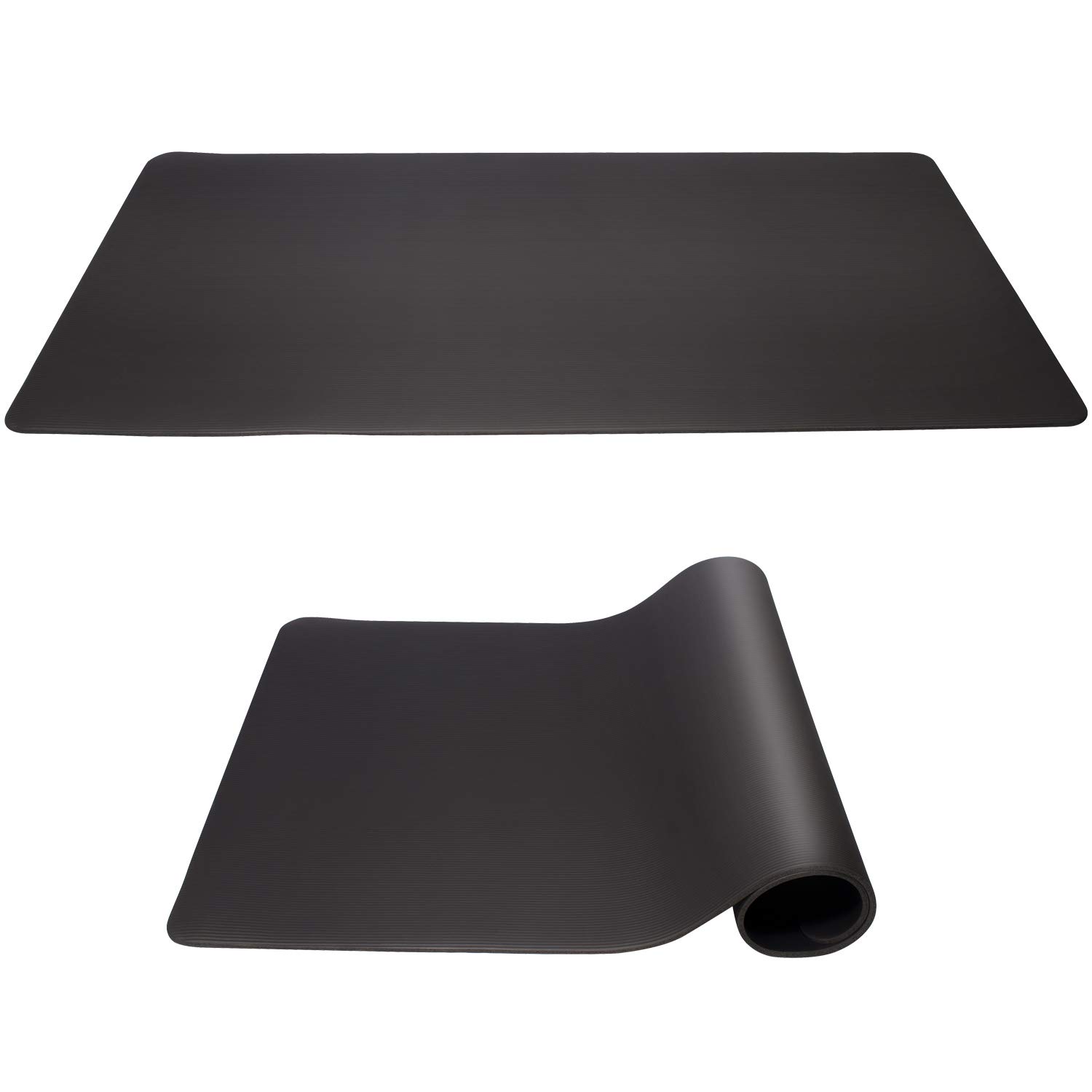 YUREN XL Yoga Mat 4X7 ft Wide Large 10mm Comfortable Thick NonSlip NBR