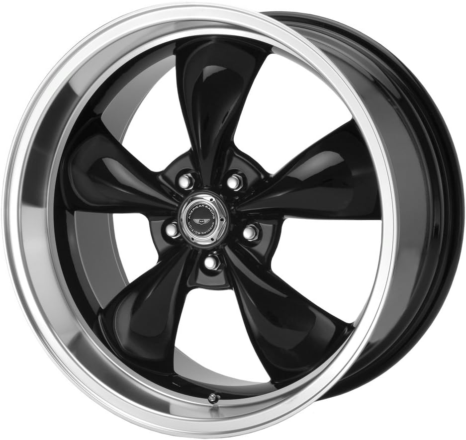 AMERICAN RACING WHEELS AR105M7861B 17x8 Torq Thrust M Wheel Gloss Black Machined Lip