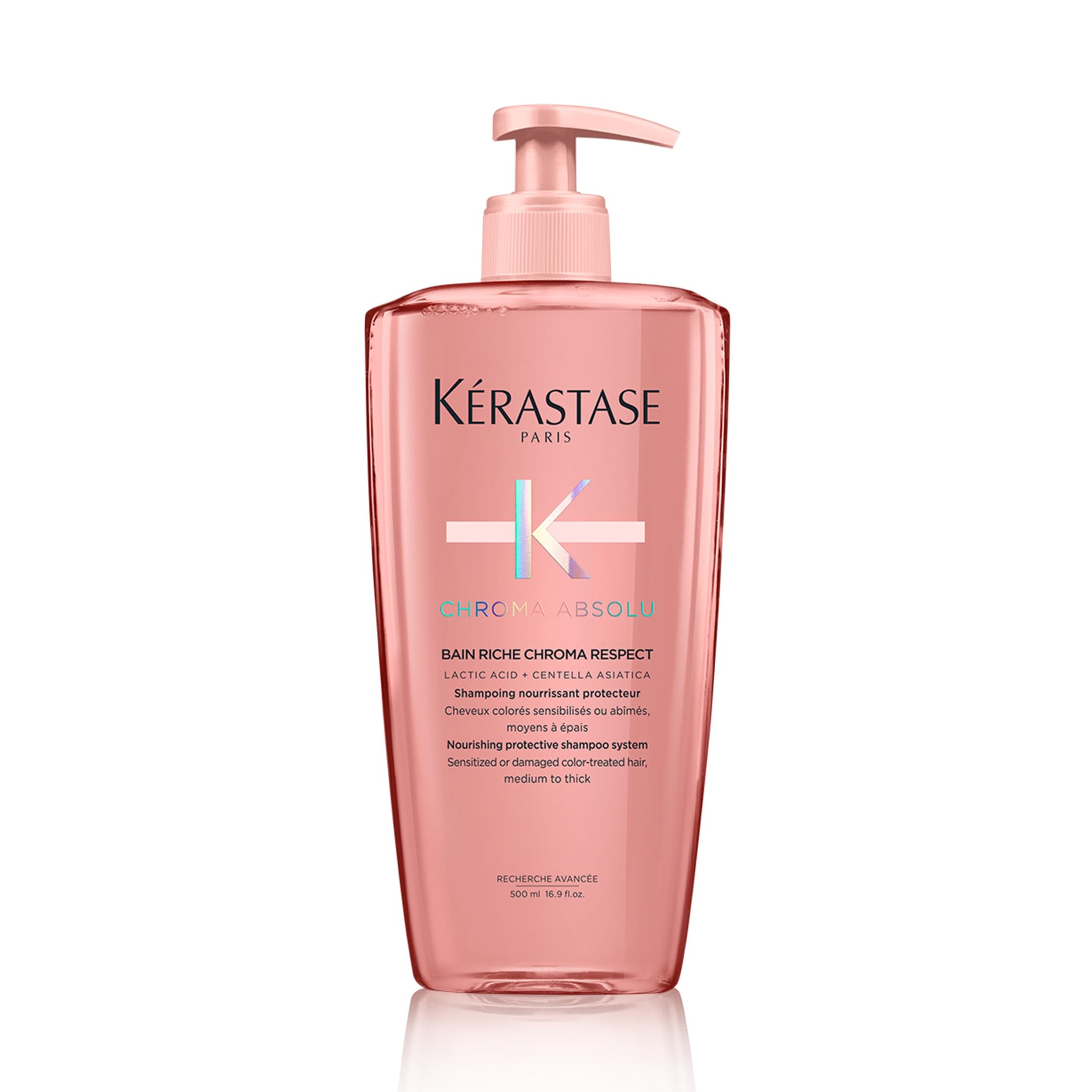 Kérastase Shampoo for Damaged or Damaged and Coloured Hair, Nourishing Hair Bath, Bain Riche Chroma