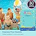 30 Pool Party Invitations with Envelopes (30 Pack) - Kids Birthday Invitations for Boys or Girls