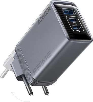 Prime 100W USB C Ladegerät, 3 Port GaN Schnellladegerät