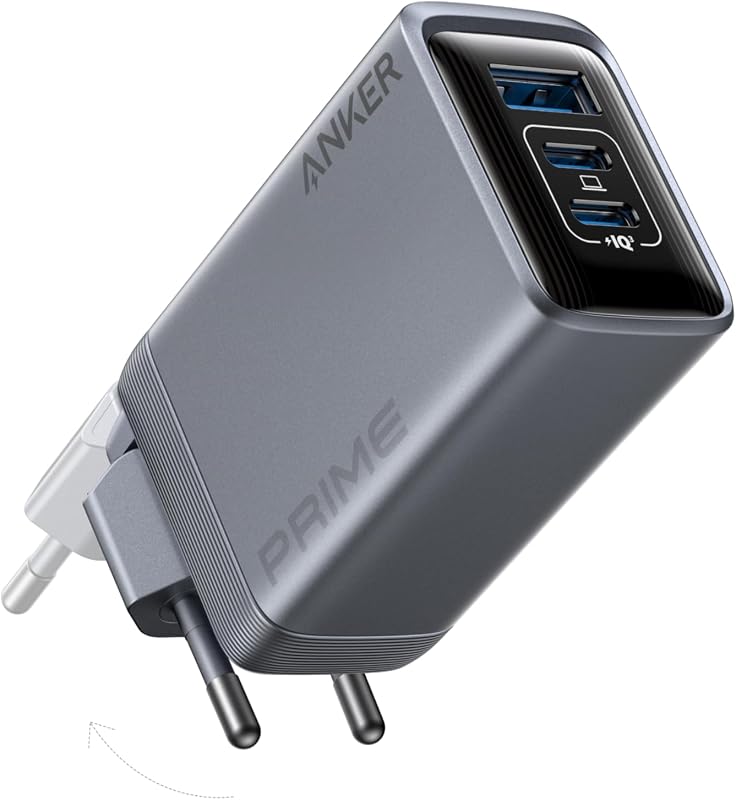 Prime 100W USB C Ladegerät, 3 Port GaN Schnellladegerät