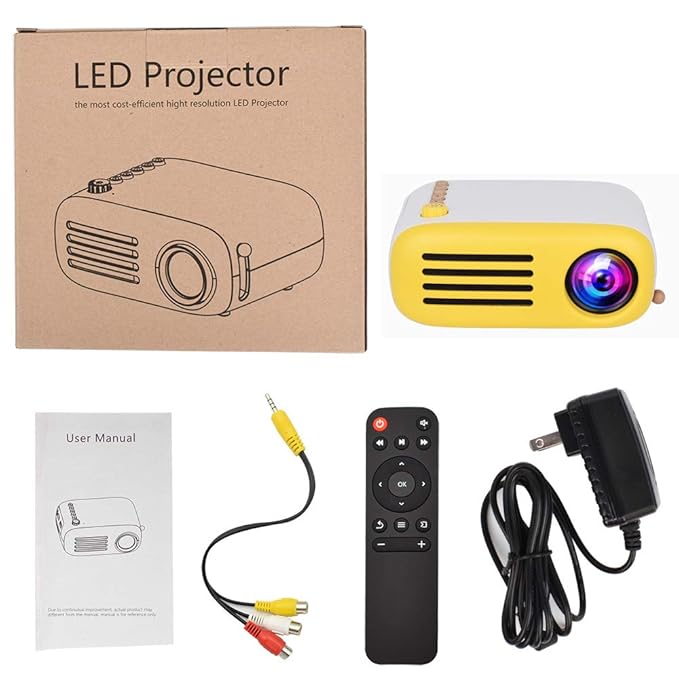 T ECH Proyector WiFi para Niños, Proyector Doméstico Micro 1080P ...