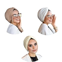 Knot Turban for Women, 3 PCS Breathable Instant