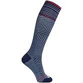 ja vie 76% Merino Wool Graduated Compression Socks for Women & Men (15-20mmHg)