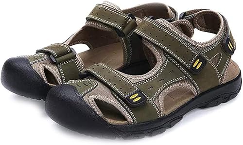 mens closed toe sandals uk