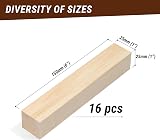 BeaverCraft Basswood Carving Blocks BW16 Pcs for Beginners Whittling Kit view 3