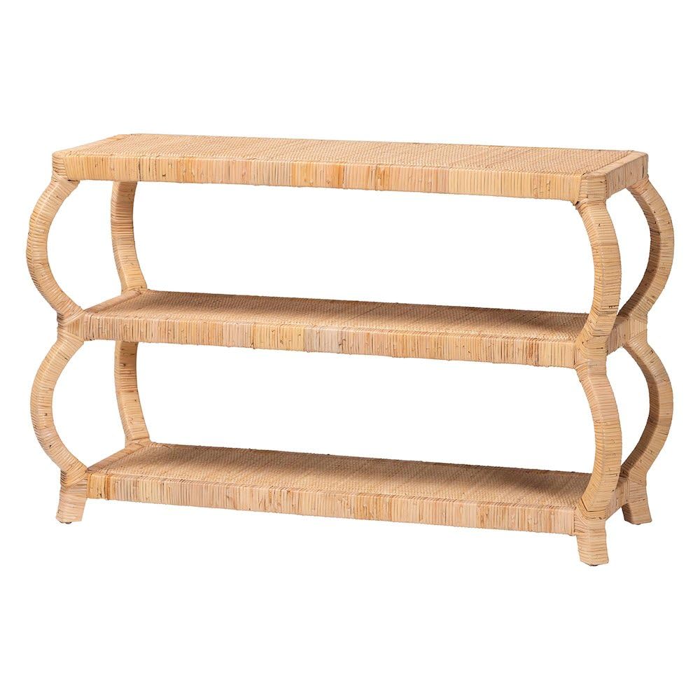 Photo 1 of Nelson Rattan Console Table