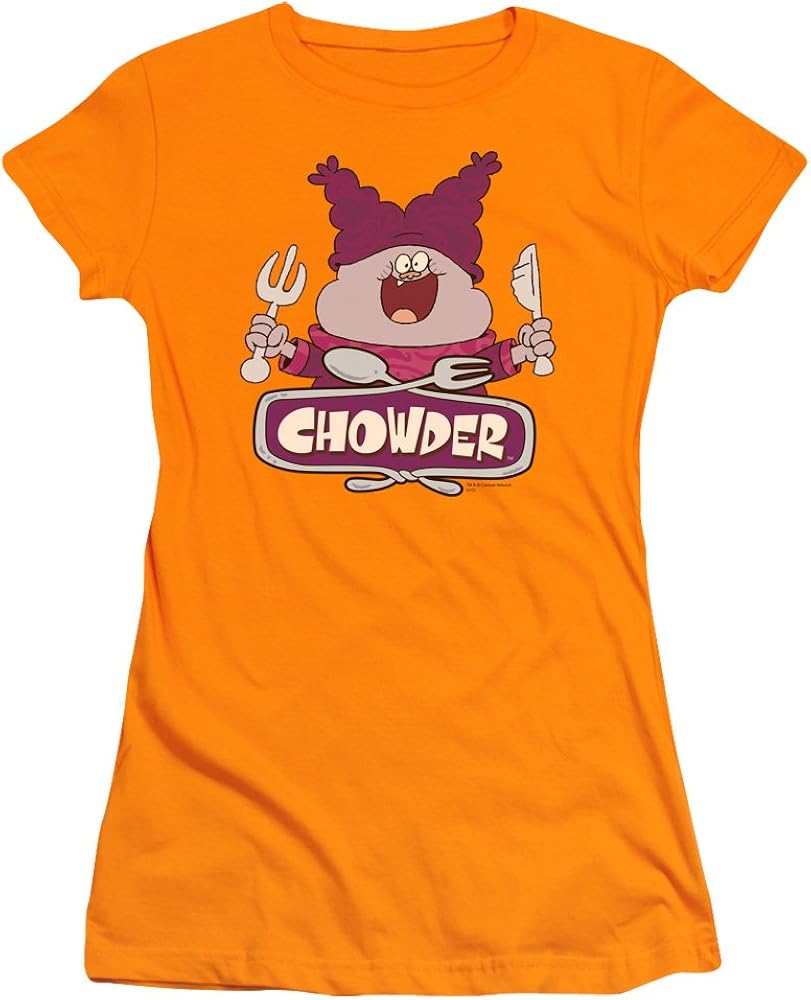 Chowder Juniors 'Chowder' Logo Short Sleeve SM Orange