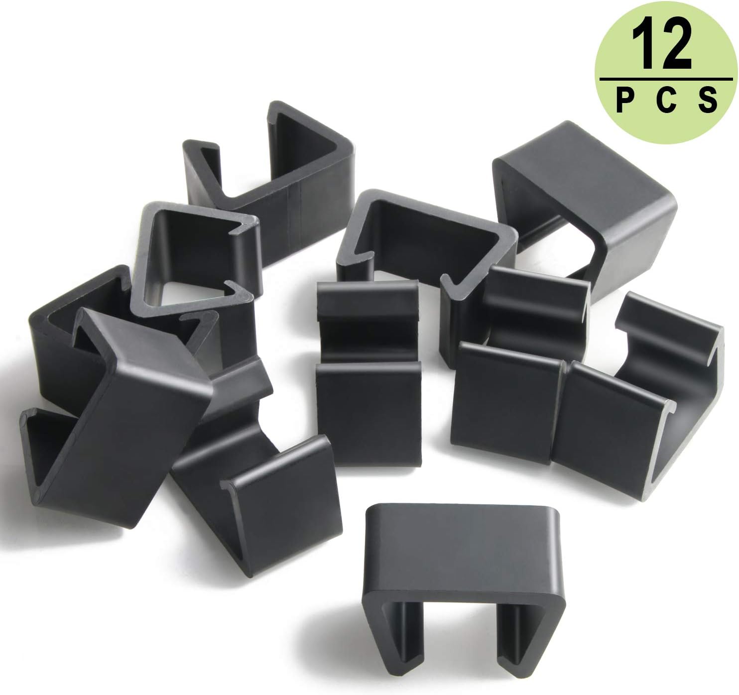 PETKNOWS 12Pcs Patio Wicker Furniture Clips Outdoor Rattan Sectional Sofa Chairs Connector Fastener Clips (Medium): Kitchen & Dining