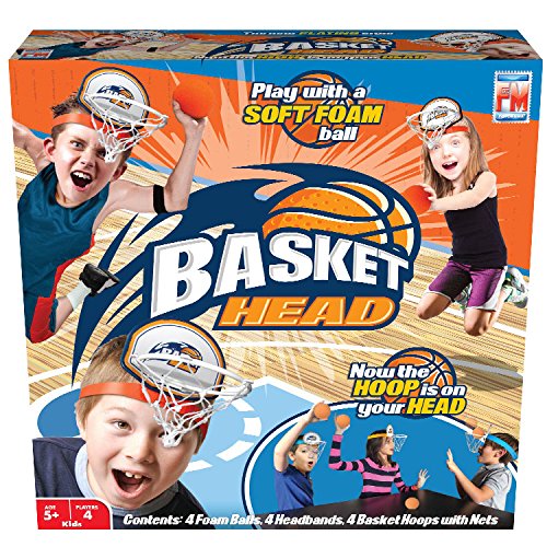 Fotorama Basket Head Basketball Game, Hoop on Your Head with Super Soft