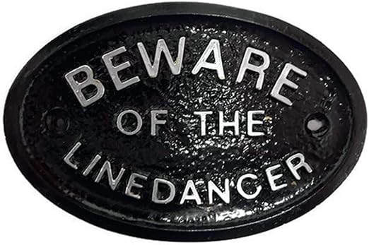 Plata Cuidado De La Linea Bailarin Casa Jardin Placa De Pared