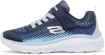 Bambine e Ragazze Boundless Color Blitz Sneaker, Navy Textile Multi Trim, 33 EU